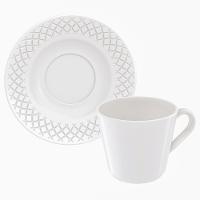 Aparelho de Jantar 20 Peças Tramontina Ingrid em Porcelana Decorada - Branco - 7