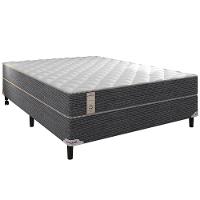 Cama Box de Casal Portobel New Lexus com Molas Ensacadas e Revestimento em Tecido Poliéster 60x138x188cm - Branco/Cinza - 2