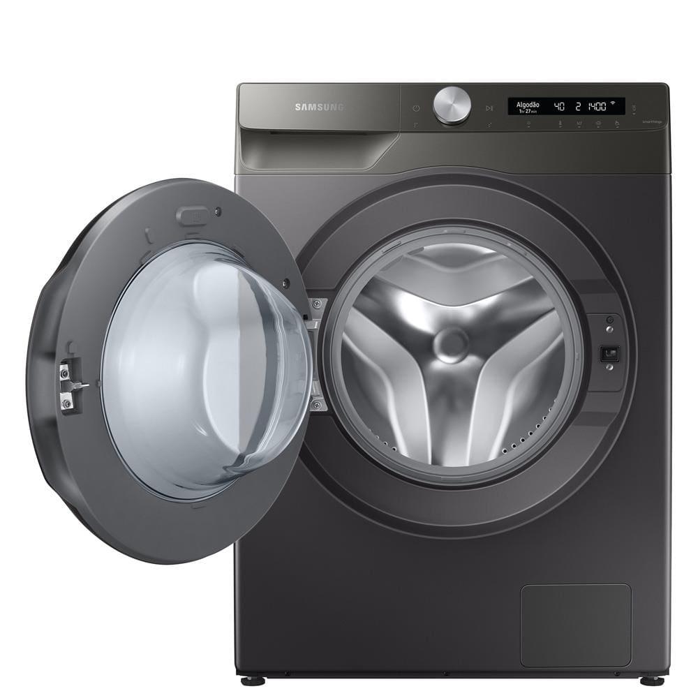 Lava e Seca Samsung 13Kg Smart WD13T504 3 em 1 com Ecobubble e AirWash - Inox - 4