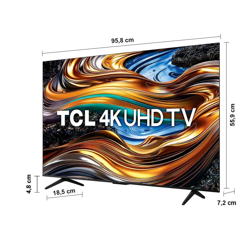 Smart TV 43” Ultra HD 4K TCL 43P755 LED com Google TV, Dolby Vision e Atmos, HDR10+, Wi-Fi, Bluetooth, Google Assistente e Design sem Bordas - 7