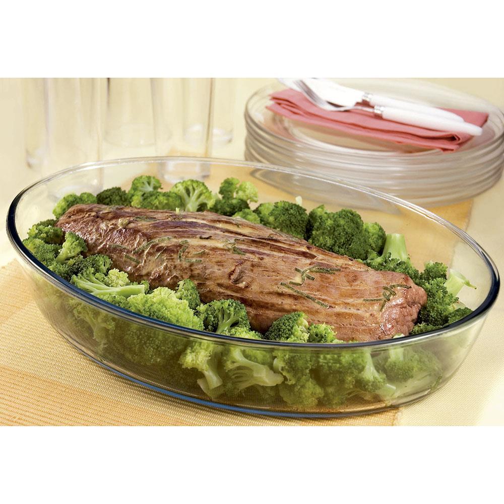 Conjunto de Travessas Refratárias Marinex em Vidro - 10 Peças - 9