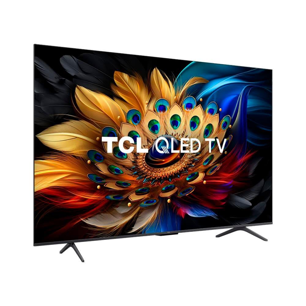 Smart TV 50" QLED 4K TCL 50C655 com Processador AIPQ, Google TV, HDR10+, Wi-Fi Dual Band, Bluetooth Integrado, Google Assistente, Dolby Vision e Atmos - 2
