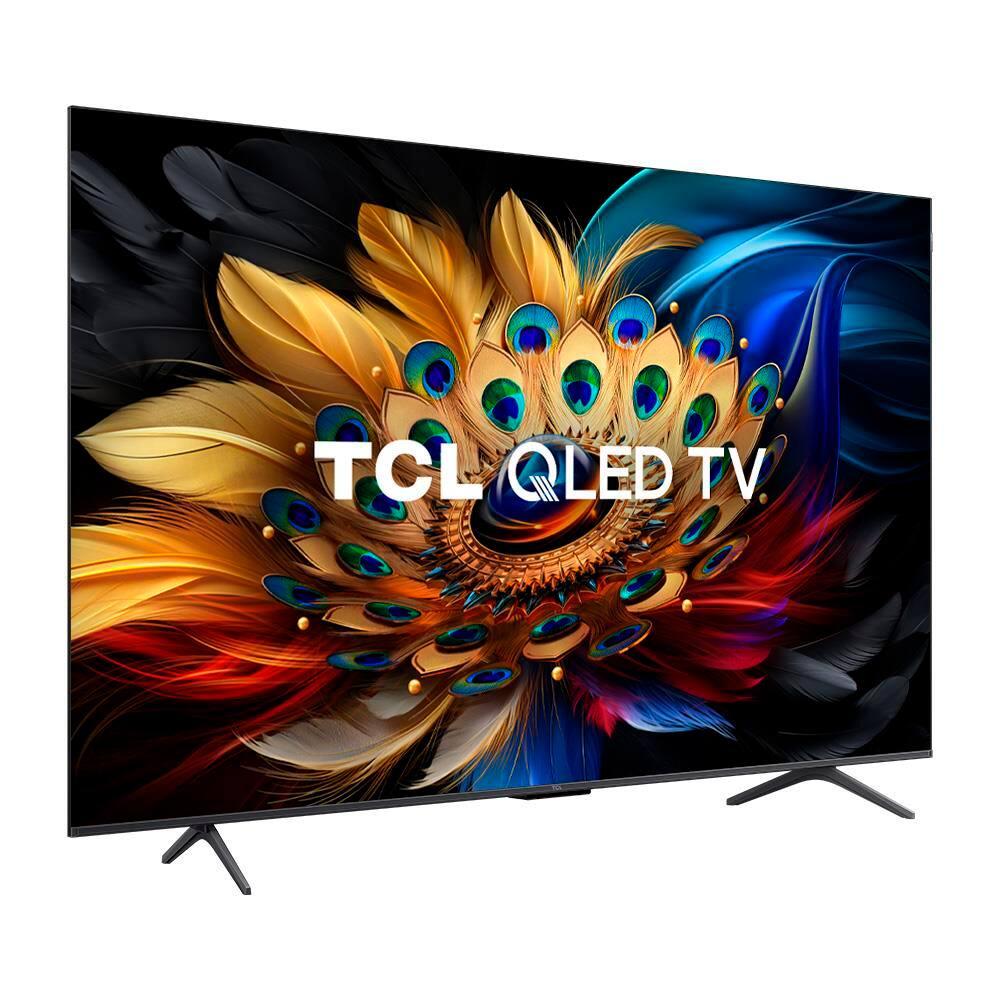 Smart TV 55" QLED 4K TCL 55C655 com Processador AIPQ, Google TV, HDR10+, Wi-Fi Dual Band, Bluetooth Integrado, Google Assistente, Dolby Vision e Atmos - 3