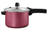 Panela de Pressão 4,5L Panelux Magnific em Alumínio com Antiaderente PTFE - Cereja - 1