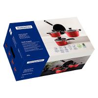 Conjunto de Panelas 4 Peças Tramontina Sicília em Alumínio com Revestimento Interno Antiaderente Cerâmico e Externo Poliéster - Vermelho - 3