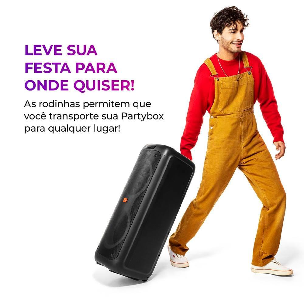 Caixa de Som Partybox AIWA PB-04 BT com Bluetooth, Entrada USB e Iluminação RGB - 260W - 9