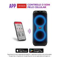 Caixa de Som Partybox AIWA PB-04 BT com Bluetooth, Entrada USB e Iluminação RGB - 260W