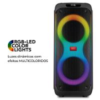 Caixa de Som Partybox AIWA PB-04 BT com Bluetooth, Entrada USB e Iluminação RGB - 260W - 6