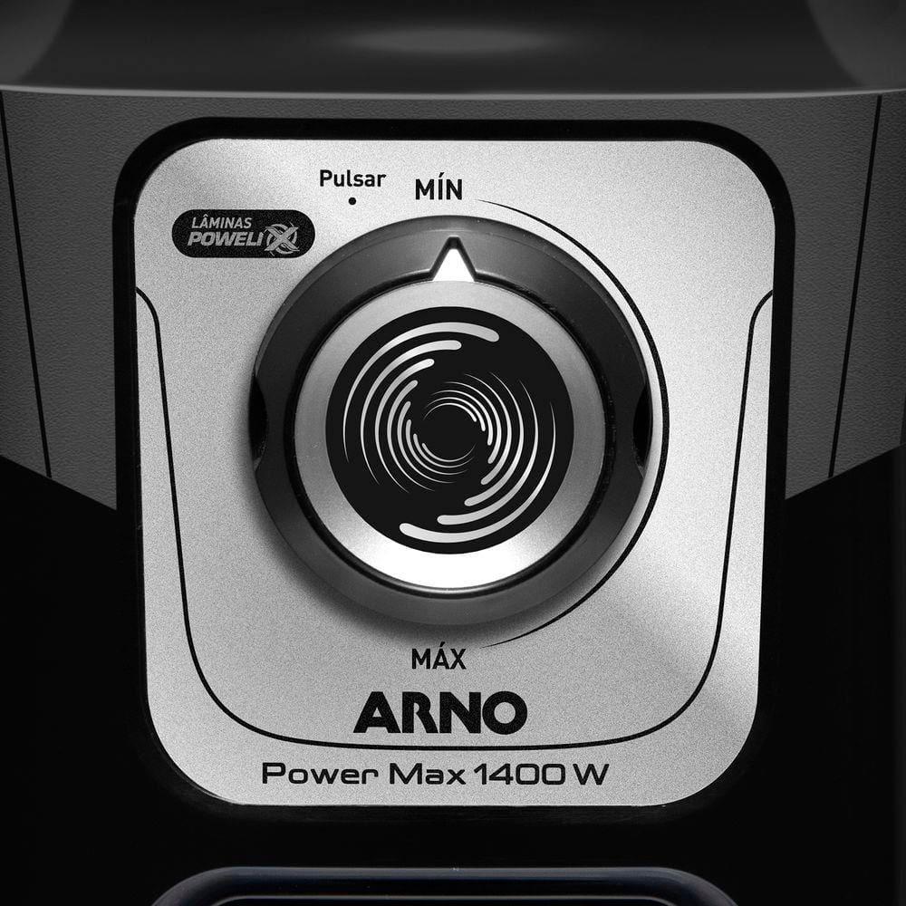 Liquidificador Arno Power Max LN65 Comfort Control 15 Velocidades 1400W - Preto - 4