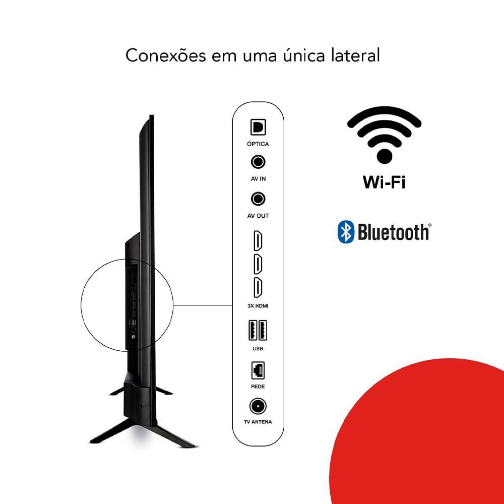 Smart TV 50" 4K Full HD AIWA 50BL02A com Android TV, Dolby Áudio, HDR10+, Wi-fi, Bluetooth, Comando de Voz, Blue Protect e Borda Ultrafina - 9