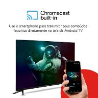 Smart TV 50" 4K Full HD AIWA 50BL02A com Android TV, Dolby Áudio, HDR10+, Wi-fi, Bluetooth, Comando de Voz, Blue Protect e Borda Ultrafina - 8