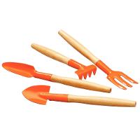 Conjunto para Vasos Tramontina com Cabo de Madeira - 4 Peças - 1