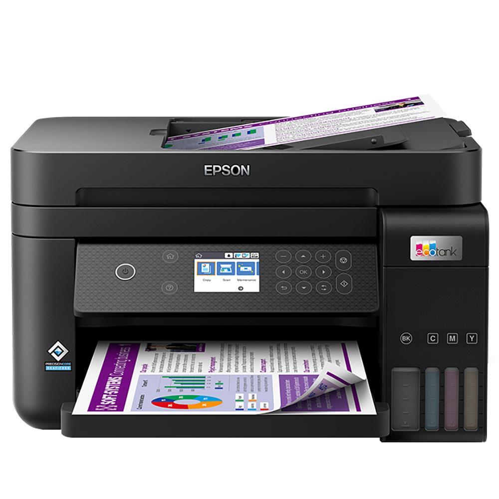 Multifuncional Tanque de Tinta Epson EcoTank L6270 Wireless - Impressora, Copiadora e Scanner - 1