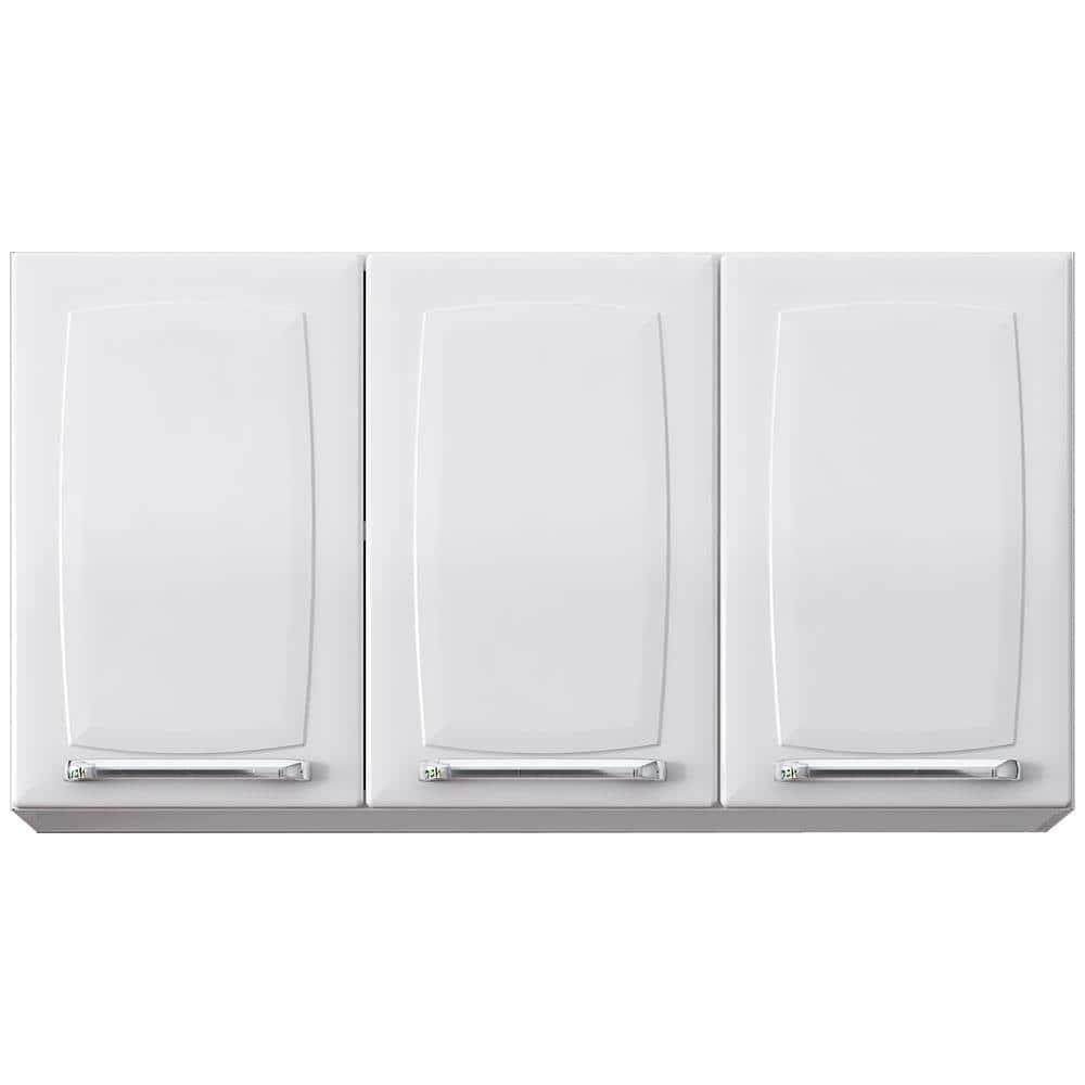 Armário Aéreo Triplo Itatiaia Luce com 3 Portas e 2 Prateleiras - 105cm de largura - 1