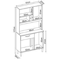 Cozinha Compacta Demóbile Malta com 4 Portas e 1 Gaveta - 91 cm de Largura - 5