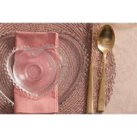 Conjunto com 4 Xícaras e Pires para Chá Wolff Pearl Coração em Cristal - 180 ml - 9