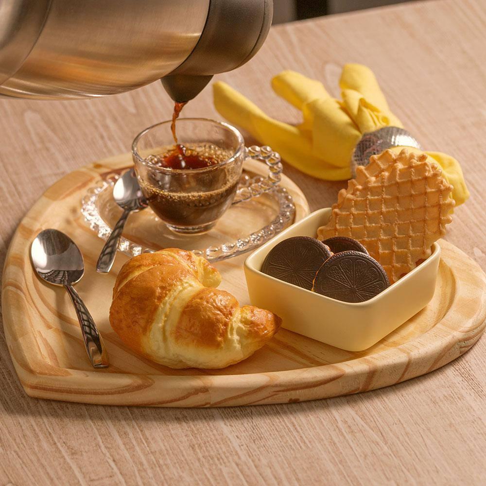 Conjunto com 4 Xícaras e Pires para Café Wolff Pearl Coração em Cristal - 85 ml - 7