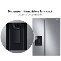 Geladeira Samsung Side By Side Digital Inverter RS60T5200S9 Frost Free com All Around Cooling e Spacemax Inox Look – 602 L - 8