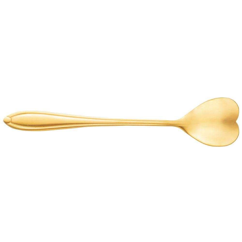 Conjunto de Colheres para Chá Wolff Heart em Aço Inox Dourado - 4 Peças - 3