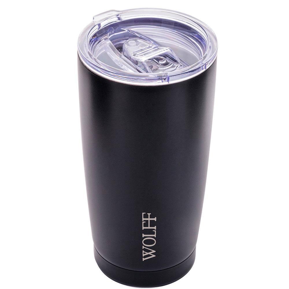 Copo Térmico Wolff 28900 com Tampa e Parede Dupla Preto - 600 ml - 2