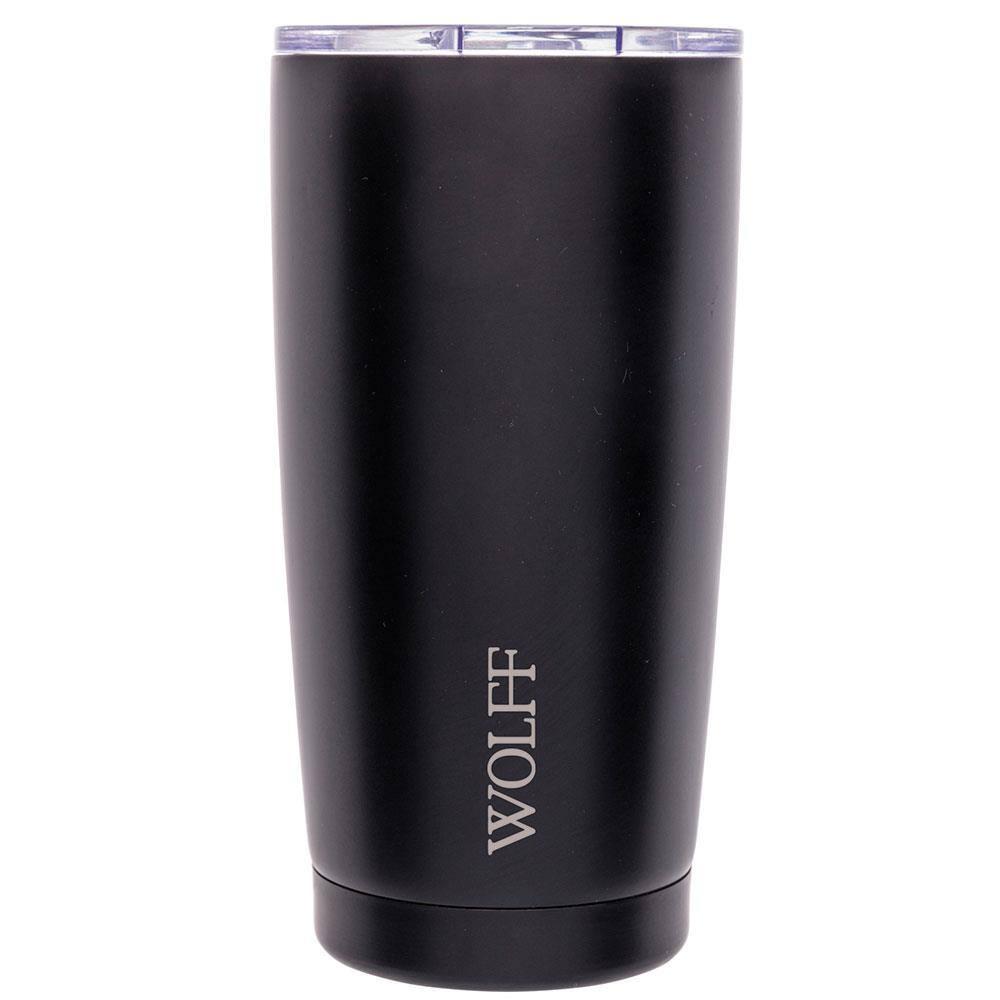 Copo Térmico Wolff 28900 com Tampa e Parede Dupla Preto - 600 ml - 3
