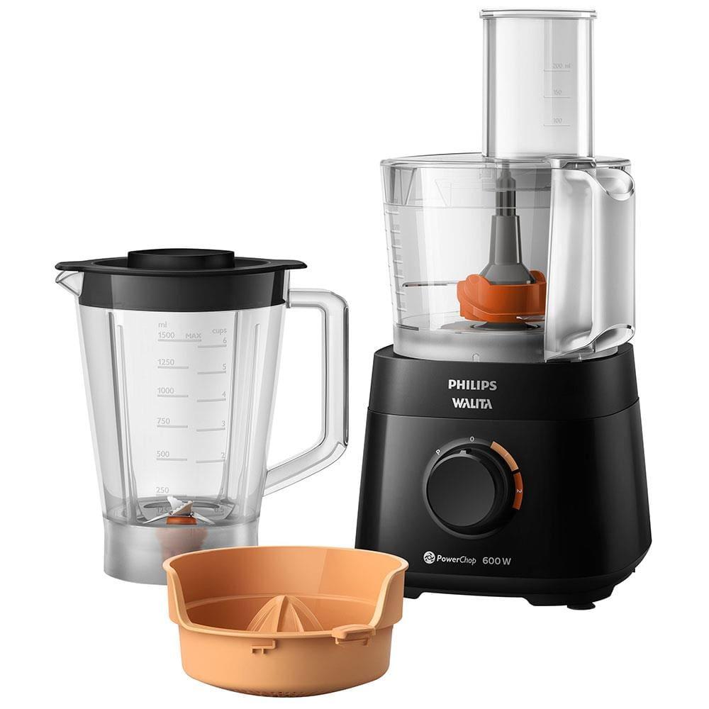 Processador de Alimentos Philips Walita PowerChop RI7300 3 em 1 com 2 Velocidades – 600 W - 1