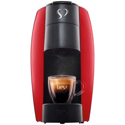 Cafeteira Espresso TRES 3 Corações LOV Automática - Vermelha