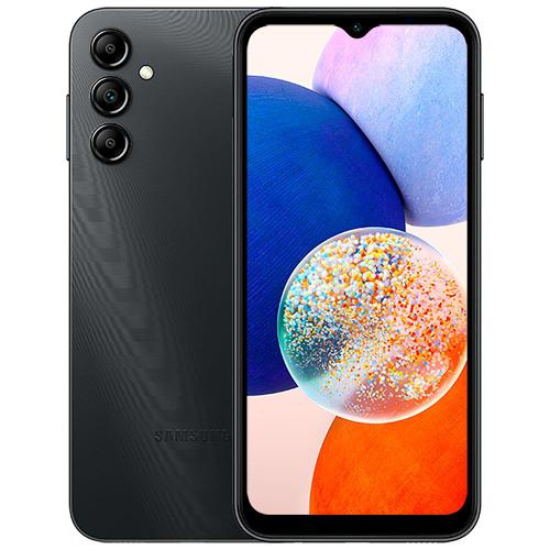 Smartphone Samsung Galaxy A14 5G Preto 64GB, 4GB RAM, Processador OctaCore, Câmera Tripla Traseira, Selfie de 13MP, Tela Infinita de 6.6" 90Hz