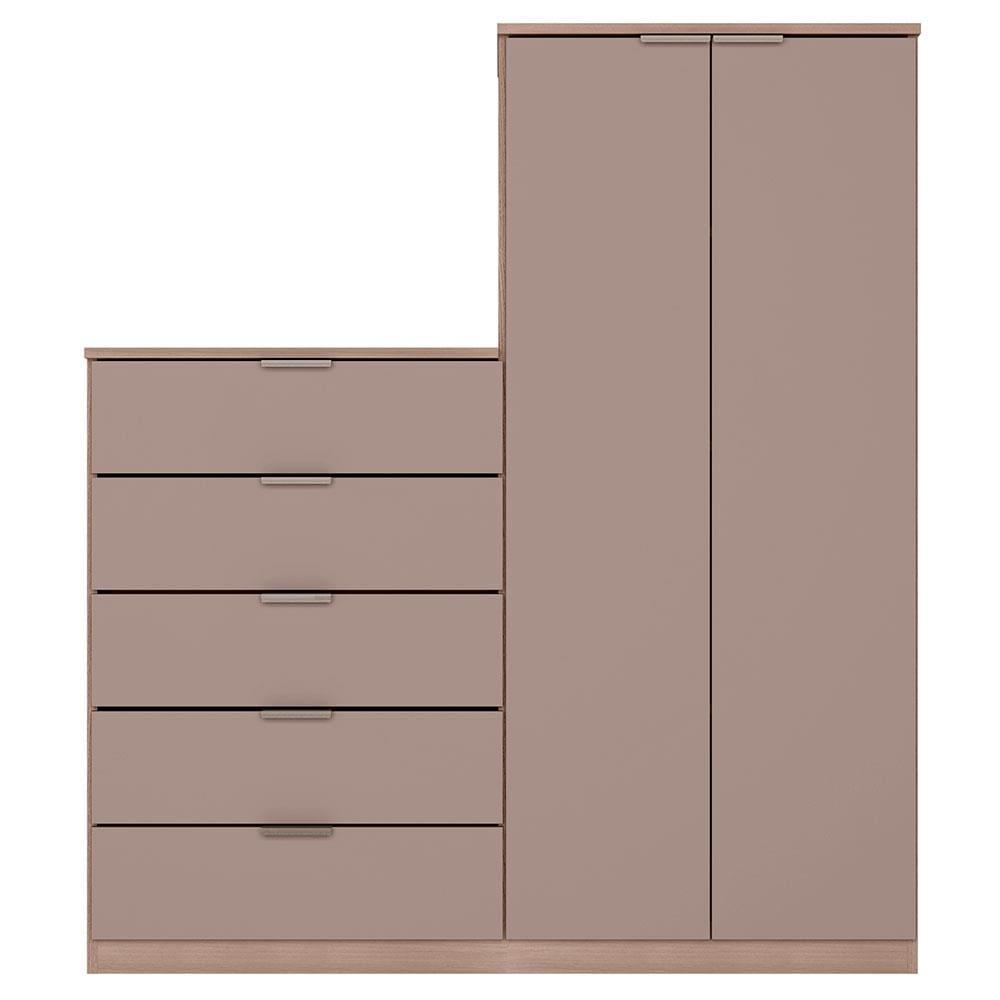 Cômoda Sapateira Bartira Roma com 2 Portas e 5 Gavetas - 122cm de largura - 2