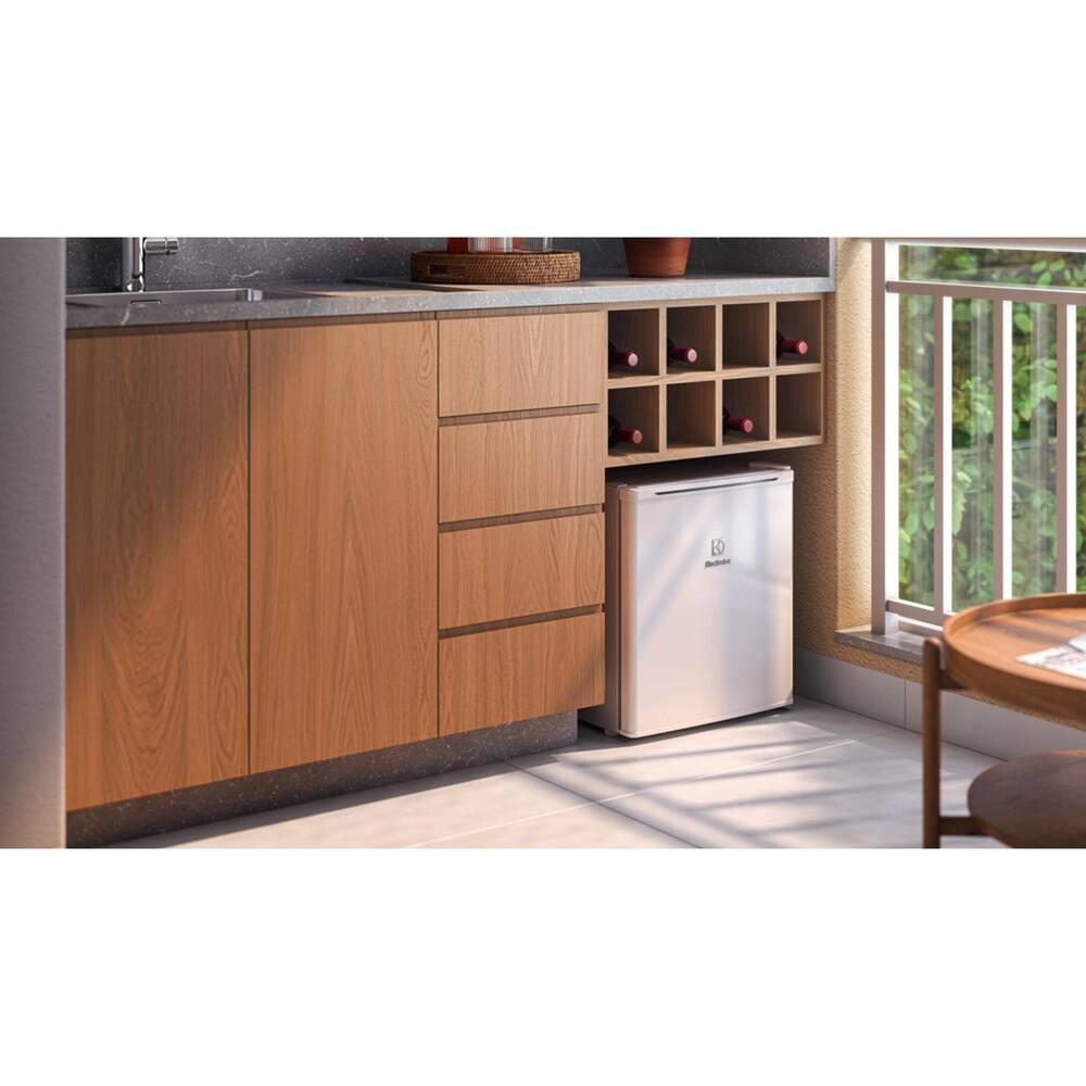 Frigobar Electrolux EM50 47L Efficient Controle de Temperatura Branco - 11