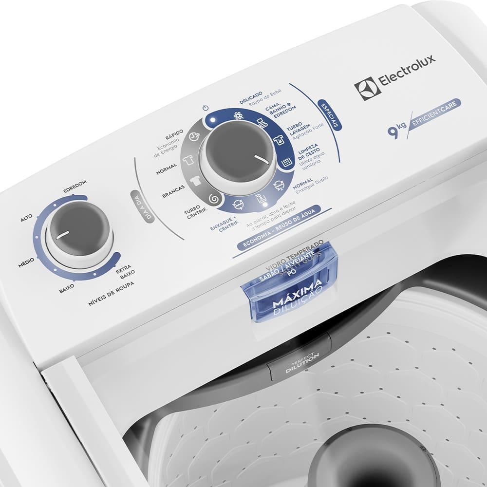 Máquina de Lavar 9kg Electrolux LED09 Efficient Care Turbo Centrifugação Branca - 2