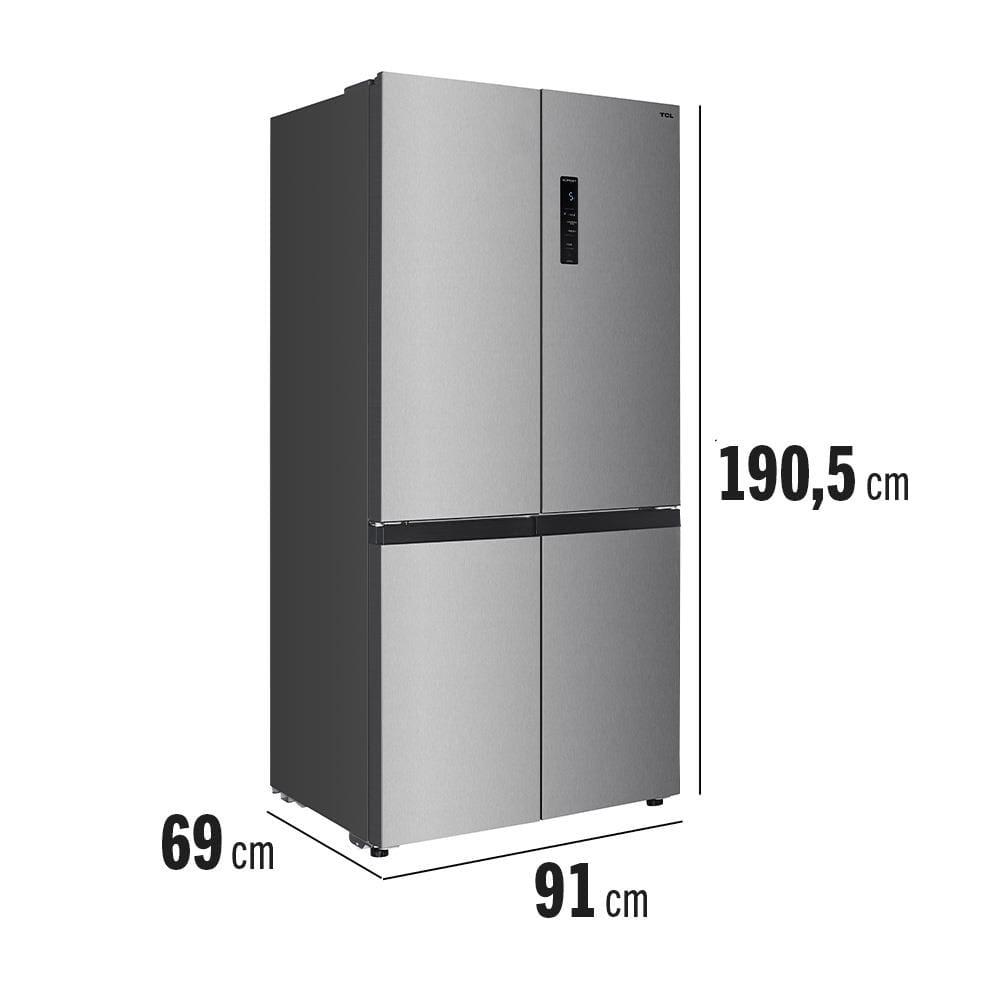 Geladeira TCL Multidoor C589CDN1 Frost Free, Twin Eco Inverter, Multi-zone, Painel Digital com 4 Portas Inox - 589L - 5