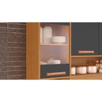 Cozinha Compacta Itatiaia Nápoles com 8 Portas, 3 Gavetas e 9 Prateleiras - 220cm de largura