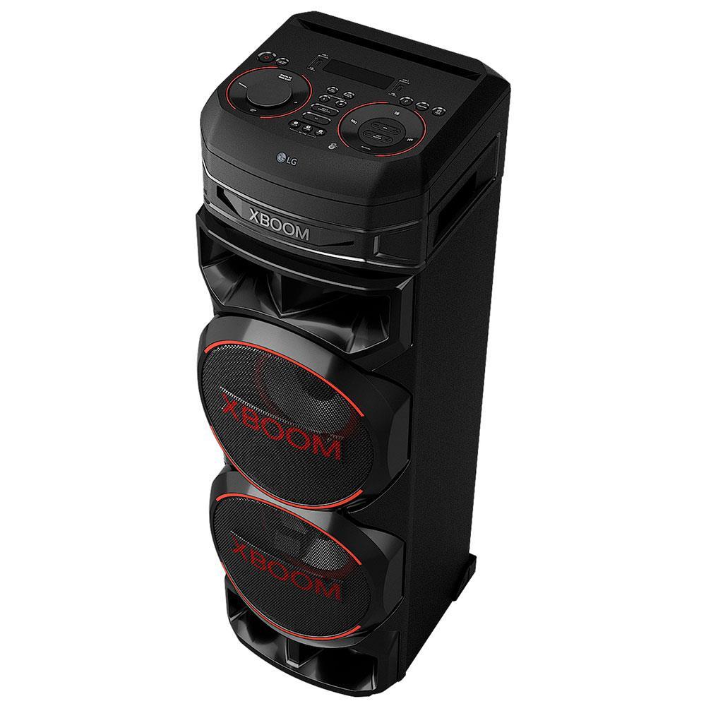 Torre de Som LG XBOOM RNC9 com Bluetooth, Karaokê, Entradas de Microfone, Guitarra e Alto-falantes Duplos - 7