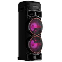 Torre de Som LG XBOOM RNC9 com Bluetooth, Karaokê, Entradas de Microfone, Guitarra e Alto-falantes Duplos