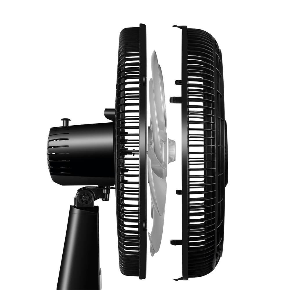 Ventilador de Mesa Mondial Turbo NVT408PB 40cm 8 Pás 3 Velocidades Preto/Prata - 3
