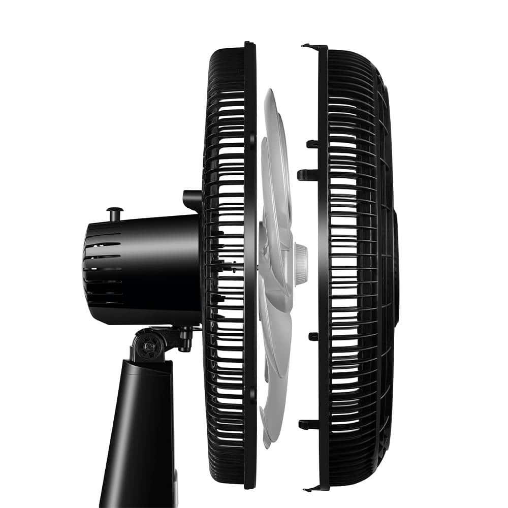Ventilador de Mesa Mondial Turbo NVT408PB 40cm 8 Pás 3 Velocidades Preto/Prata - 3