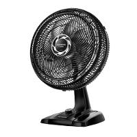 Ventilador de Mesa Mondial Turbo NVT408PB 40cm 8 Pás 3 Velocidades Preto/Prata - 1