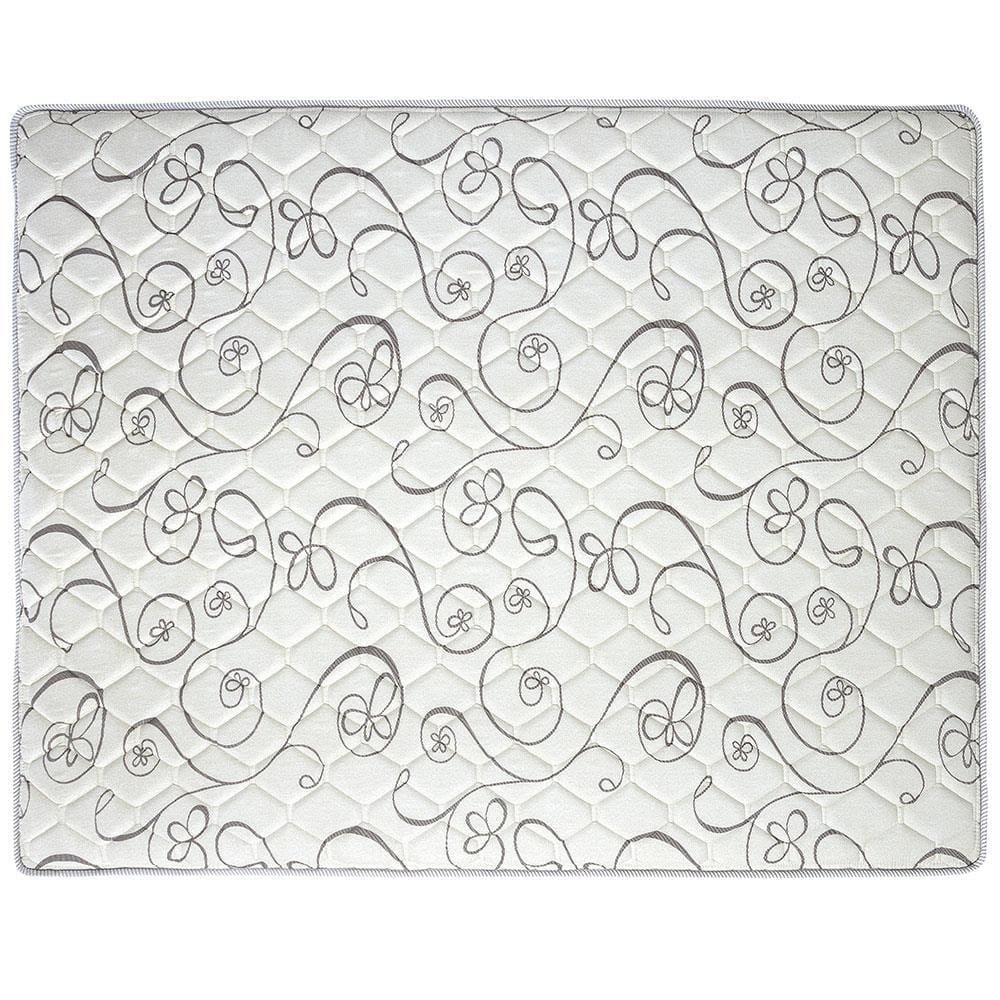 Cama Box Conjugada Casal Herval Roma Ortopédico Espuma D20 e Tecido Poliéster 53x138x188cm - Marrom/Bege/Branco - 6