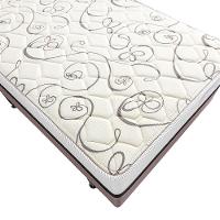 Cama Box Conjugada Solteiro Herval Roma Ortopédico com Pillow Top e Tecido Poliéster 53x88x188 cm - Marrom/Bege/Branco - 7