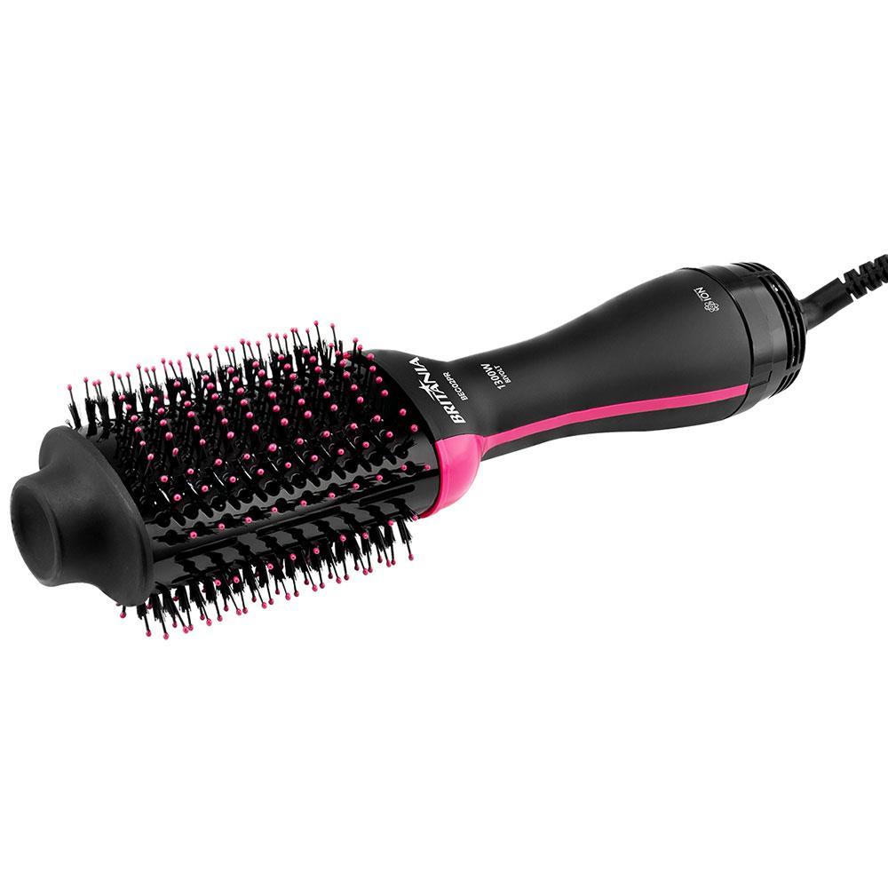Escova Secadora Britânia BEC02PR Cabo Giratório Bivolt 1300W - Preta e Rosa - 4