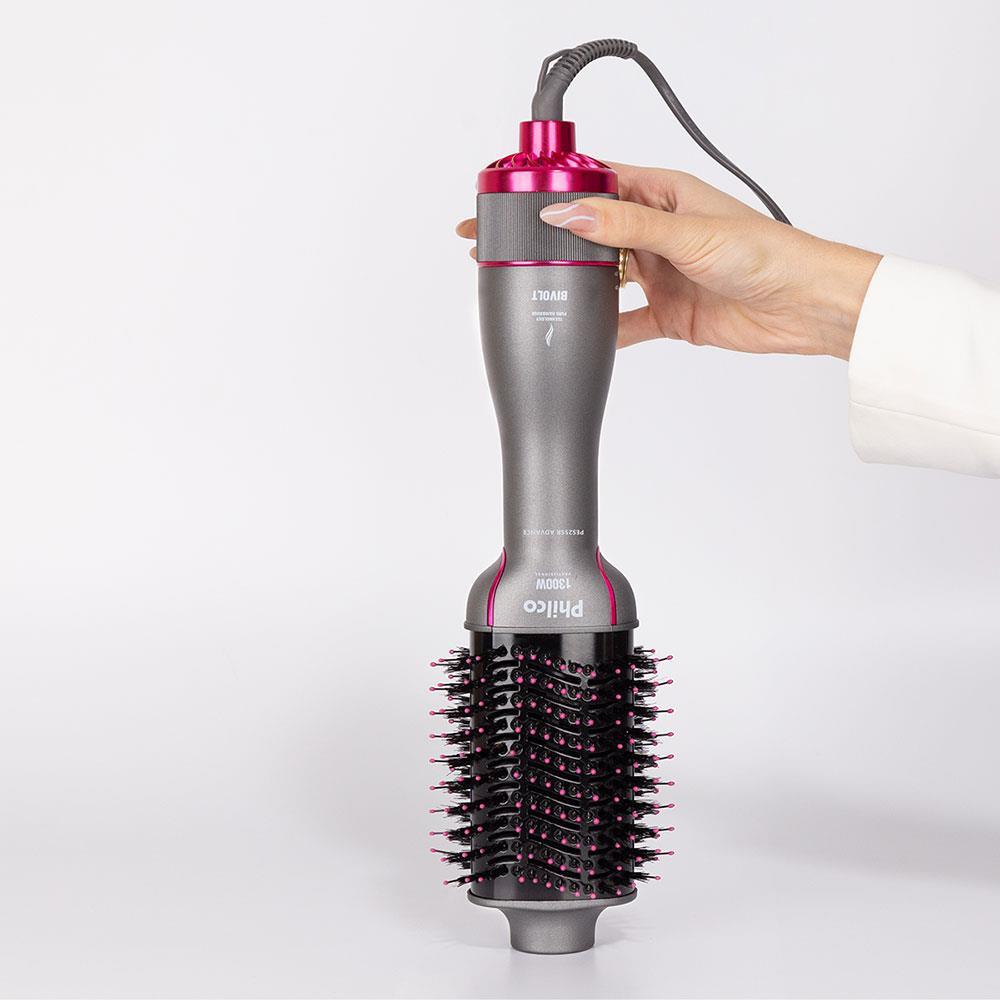 Escova Secadora Philco Advance PES25SR com Cabo Giratório Bivolt 1300W - Cinza e Rosa - 8