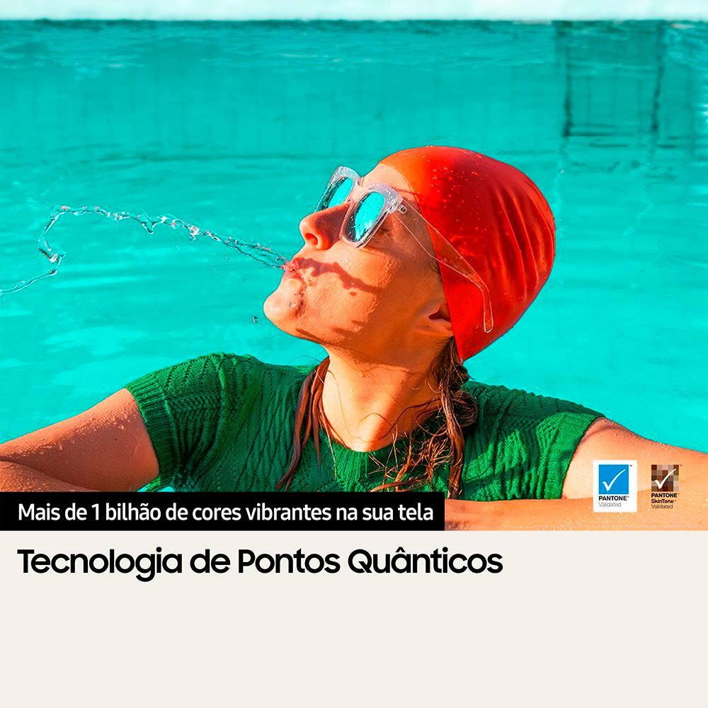 Smart TV 75" QLED 4K Samsung QN75Q70DAGXZD com Pontos Quânticos, Upscaling, Gaming Hub, Design AirSlim, Alexa built in e Painel até 120Hz - 4