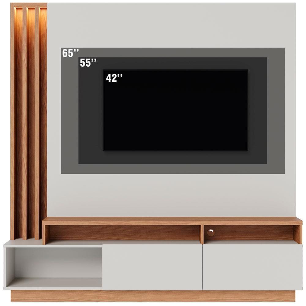 Estante Home Colibri Humaitá com 180 cm de Largura, Ideal para TV de Até 65” - 4