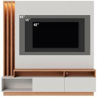 Estante Home Colibri Humaitá com 180 cm de Largura, Ideal para TV de Até 65”