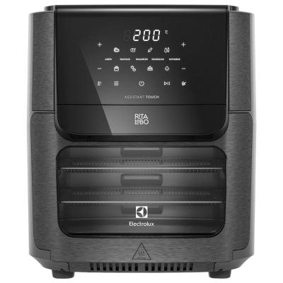 Fritadeira Elétrica Air Fryer Oven Electrolux EAF90 Experience Digital Rita Lobo 12L Grafite