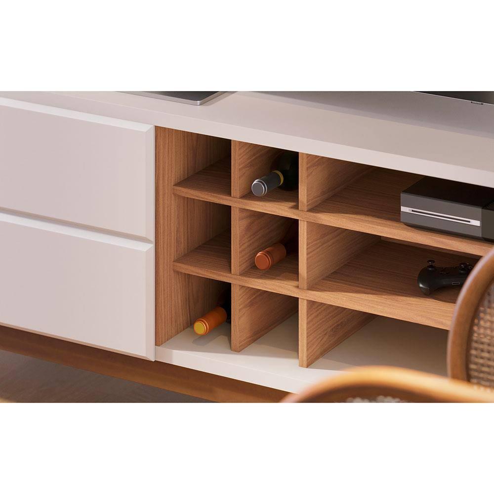 Rack Colibri Noronha com 180 cm de Largura, Ideal para TV de Até 70” - 7