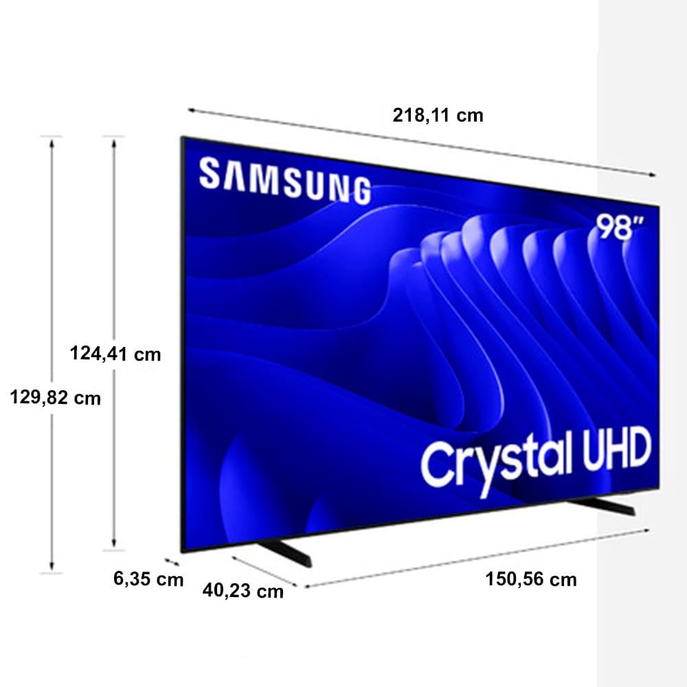 Smart TV 98" Samsung Crystal UHD 4K UN98DU9000 com Wi-Fi integrado, Bluetooth, Gaming Hub, Alexa e Som em Movimento Virtual - 9