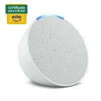 Smart Speaker Echo Pop Compacto com Som Envolvente e Alexa - Branco - 8