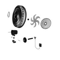 Ventilador de Parede Britânia BVT575 Maxx Force 47cm com 3 Velocidades, 6 Pás e 176W - Preto - 6